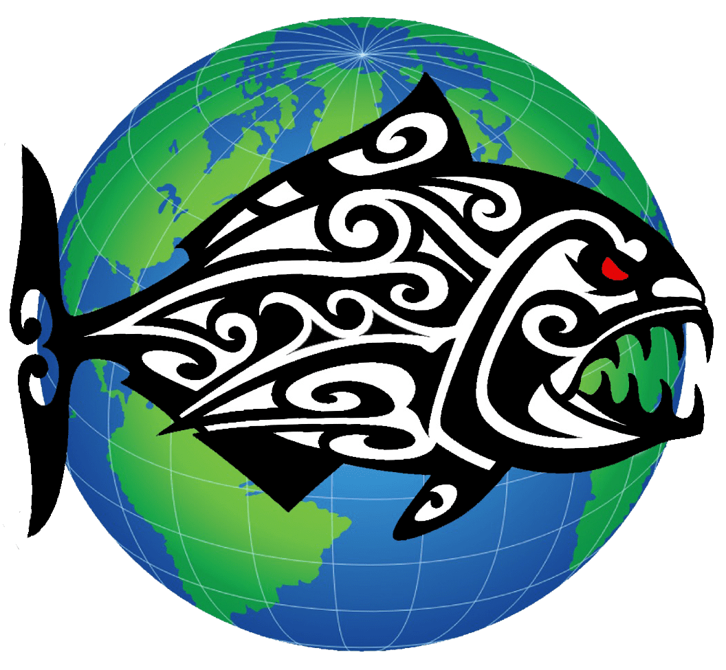 Round logo of Pure Passion Fishing Adventure with no words.